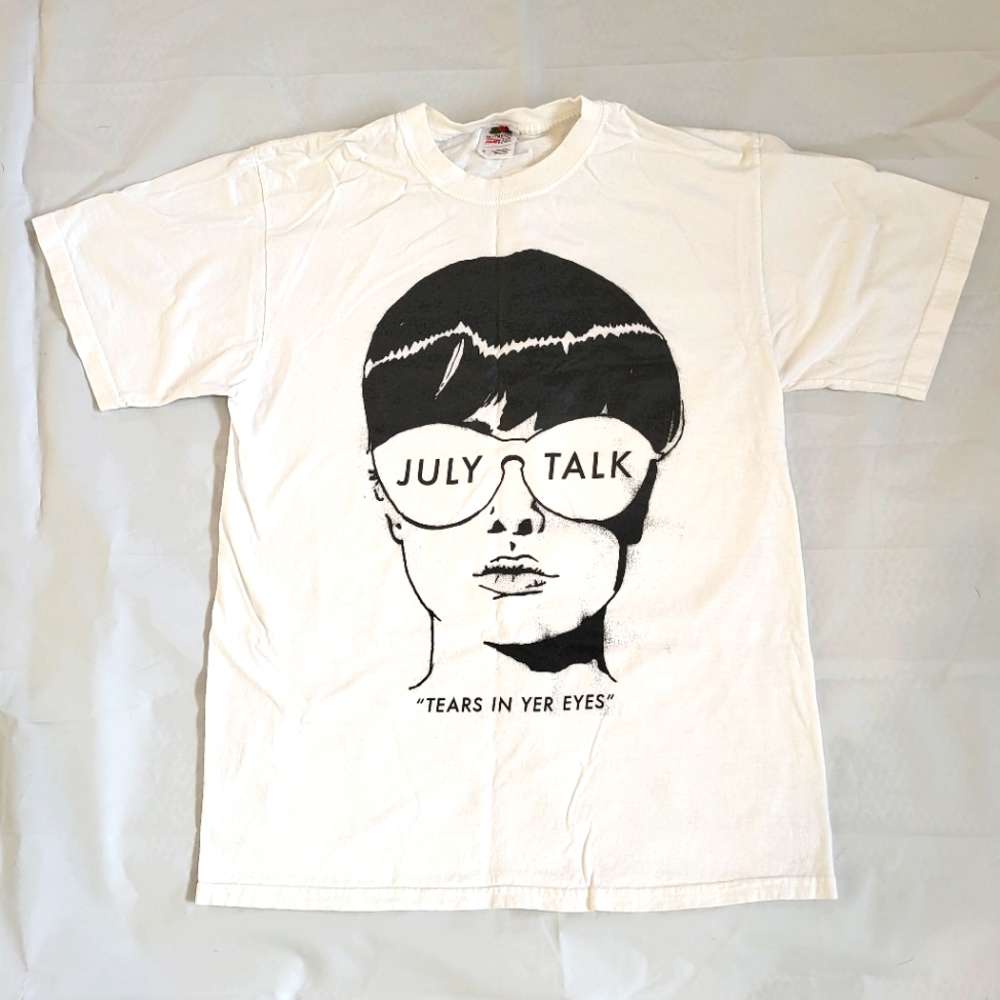 July Talk Concert Shirt. Tears in Yer Eyes tour